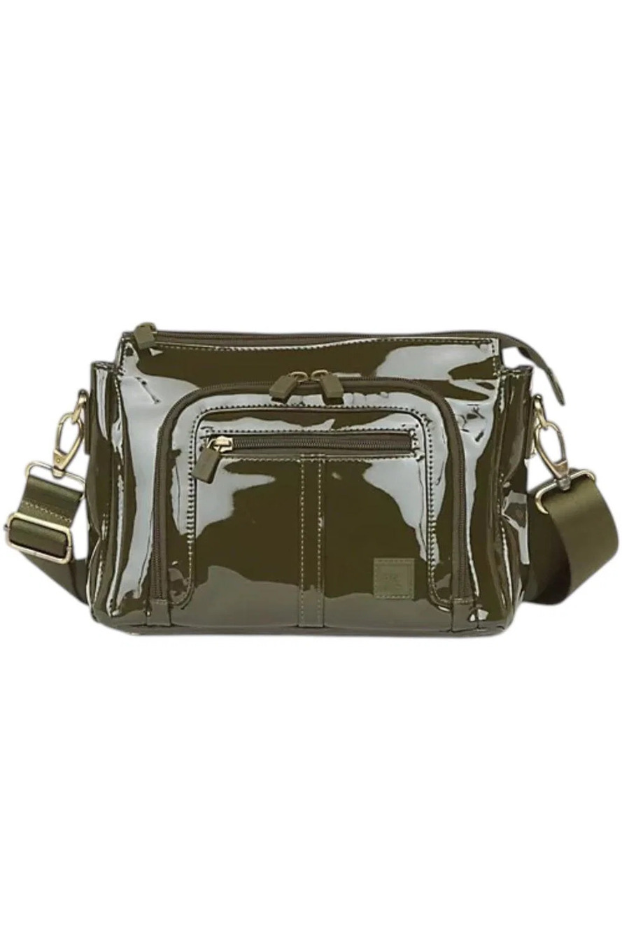 IHKWIP Conquer The Day Convertible Crossbody Military Olive Pat